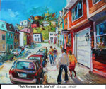 July Morning in St. John's-4, Oil on Canvas